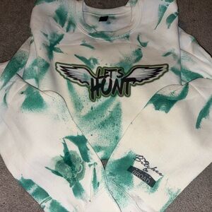 Eagles tie dye sweatshirt